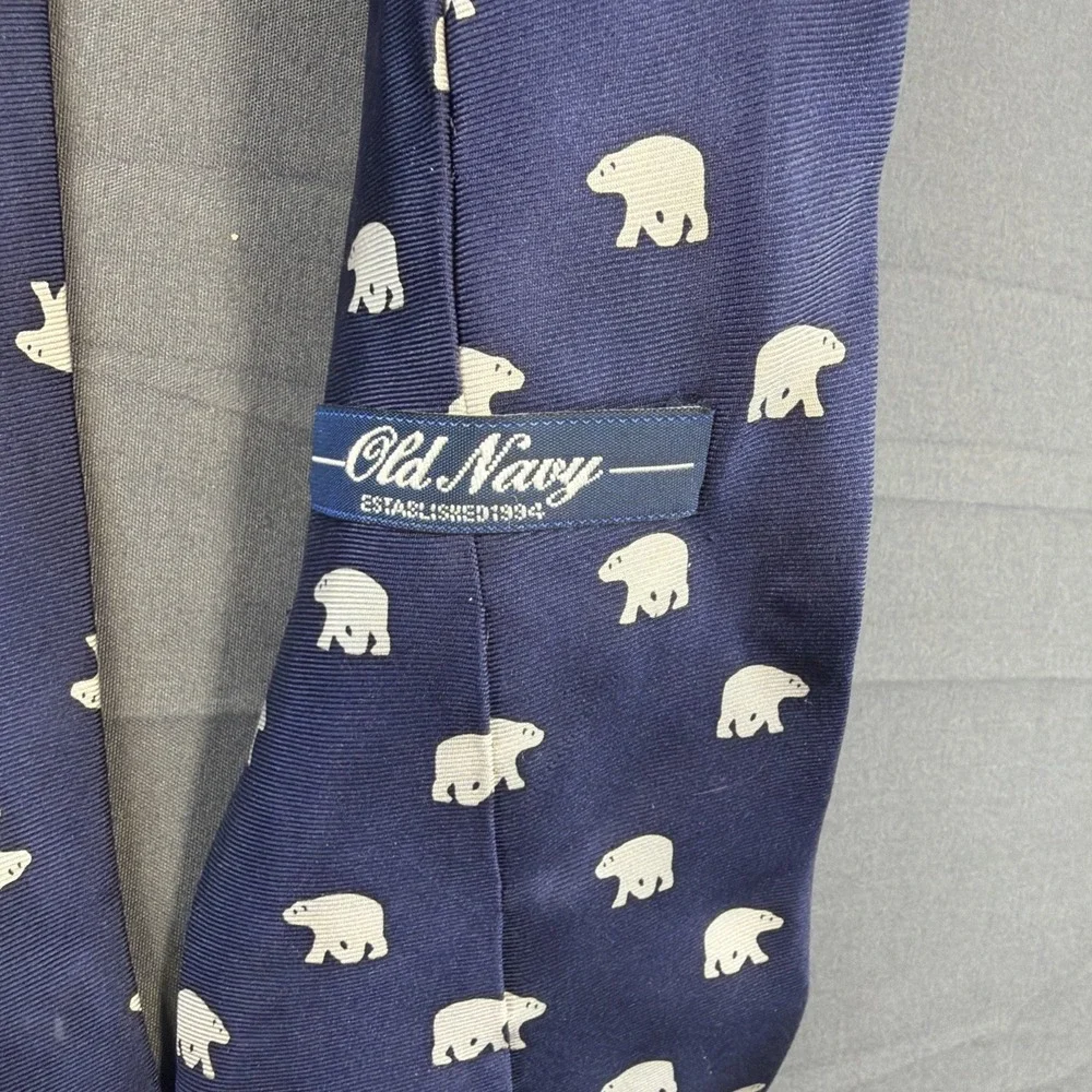 Old‎ Navy Polar Bear Blue Tie